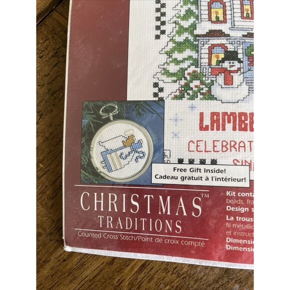 Sealed Designs for the Needle Kit 309848 Christmas Angels Snowman Cross stitch - Picture 5 of 7